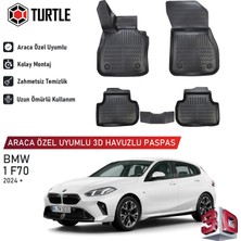 Turtle Bmw 1-Series (F70) 2024-2026 Uyumlu 3D Havuzlu Oto Paspas