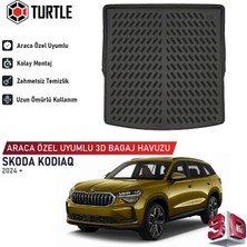 Turtle Skoda Kodiaq (Ns8) 2024-2026 Uyumlu 3D Havuzlu Bagaj Havuzu