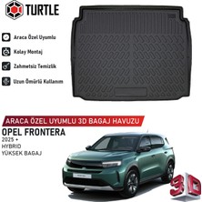 Turtle Opel Frontera Hybrid 2025-2026 Uyumlu 3D Havuzlu Bagaj Havuzu
