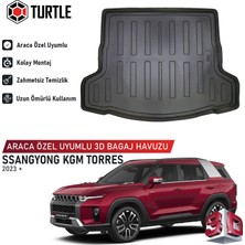 Turtle Kgm Ssangyong Torres 2023-2026 Uyumlu 3D Havuzlu Bagaj Havuzu