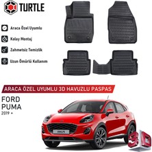Turtle Ford Puma 2020-2026 Uyumlu 3D Havuzlu Oto Paspas