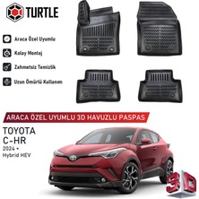 Turtle Toyota C-Hr (Hev) Hybrid 2024-2026 Uyumlu 3D Havuzlu Oto Paspas