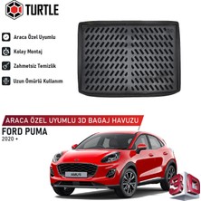 Turtle Ford Puma 2020-2026 Uyumlu 3D Havuzlu Bagaj Havuzu