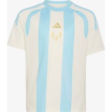 Adidas Messi Training Jsy Y Çocuk Beyaz Forma.-