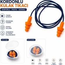 Çeliker Ipli Kutulu Kulak Tıkacı 3 Adet
