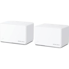 OEM Halo H80X 2-Pack, AX3000MBPS, Dual-Band, Gigabit Portları, 150'YE Kadar Cihaz Bağlanabilir, 460 M²'ye Kadar Kapsama, Akıllı Bağlantı, Mobil Uygulama ile Kolay Kurulum, Wi-Fi 6 Mesh Sistemi