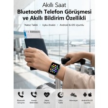 Marsilyan Dokunmatik Ekranı, Bluetooth Görüşme Desteği ve Akıllı Bildirim Özellikleriyle Teknolojiyi Bileğinize Taşıyan Akıllı Saat