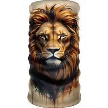 OEM Bebo Store Extreme Spor Motor ve Bisiklet Kullananlara Özel Desenli Buff Boyunluk Bandana Balaklava - LION-209
