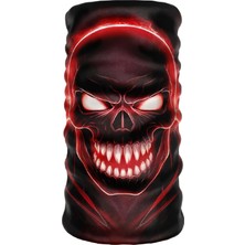 OEM Bebo Store Extreme Spor Motor ve Bisiklet Kullananlara Özel Desenli Buff Boyunluk Bandana Balaklava - SKULL-174