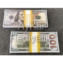 OEM 100 Adet Geçersiz Oyuncak Dizi ve Film Çekimleri Için Paralar 100 Dolar