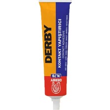 OEM Derby Yapıştırıcı 40 gr Tüp 2 Adet Kontakt Sıvı Yapıştırıcı Deri Kösele Lastik Kumaş Porselen Mobilya Yapıştırıcı