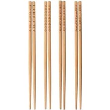 OEM Trebent Yıkanabilir Bambu Chopstıck Japon Çin Yemek Çubuğu