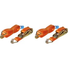 OEM Safeset Sg-27 25MM 1 Inç Spanzet 4 mt Kolon Takım 400-800 kg Kaldırma 6 mm Çift J Kanca 1.1 Yük Gerdirme Halatı (2)