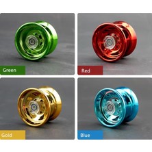 OEM Metal Yoyo Oyuncak Extra Rulmanlı Profesyonel Yo-Yo Oyuncağı Unresponsive Yoyo 4 Adet Yoyo