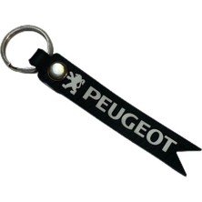 OEM Peugeot ile Uyumlu Araba Anahtarlığı, Siyah