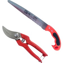 OEM Profesyonel Bağ Budama Makası ve Dal Testeresi, 30 Cm, 2'li Set, 1. Sınıf Çelik
