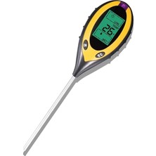 OEM 4lü Toprak Ph Ölçer Sıcaklık Ölçer Nem Ölçer Işık Ölçer Pilsiz Toprak Test Aleti