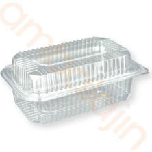 OEM 100 ADET750 gr Sızdırmaz Şeffaf Plastik Saklama Kabı Bombe Kapaklı – Peynir, Zeytin, Turşu Kabı