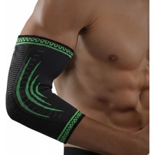 OEM Elastik Dirseklik Fitness Voleybol Basketbol Tenis Sporcular Için 25 cm Uzunluğunda Koruyucu Destek Bandajı