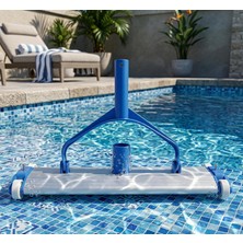 OEM Hisar Havuz Alüminyum Havuz Süpürgesi - 2 Inç Vakum Bağlantılı, 45 cm Genişlik - Lüks Havuz Temizleme Aparatı (Tekerlekli ve Klipsli)