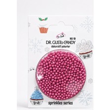 Dr. Gusto 2 mm Pembe Boncuk Pasta Süsleme Şekeri