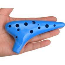 OEM Ocarina 12 Delik Ocarina Alto C Ocarina Flüt Ocarina Sualtı Müzik Nefesli Enstrüman Pembe