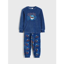 Lc Waikiki Yeni Sezon Bisiklet Yaka Kadife Erkek Çocuk Pijama Takımı