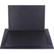 Mey İthalat 2k 4714 Sümen Takımı Suni Deri Tek Parça Kapaklı Pad Sümen 55X42 Cm, Siyah