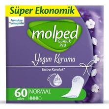 Mey İthalat Molped Yoğun Koruma Günlük Ped 60 Adet