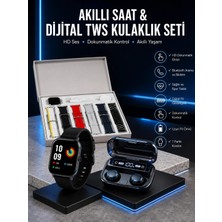 Beruflic Yeni Model Akıllı Saat ve Kulaklık Kampanyası Nabızz Ölçer Bluetooth Bağlantılı Uzun Pil �