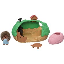 Mey İthalat Sylvanian Families Yavru Kirpi Yuvası Renkli 3+
