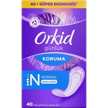 Mey İthalat Orkid Günlük Ped Normal Ekonomik Paket 40 Adet Ped