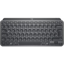 Mey İthalat Logitech, Mx Keys Mini Minimalist Kablosuz Aydınlatmalı Klavye, Kompakt, Bluetooth, Performans, Çoklu Cihaz Özellikli, 5 Ay Pil Ömrü, Türkçe Q Klavye, 920-010504, Siyah