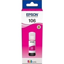 Epson 106 Magenta Kırmızı Şişe Mürekkep T00R340 L7160-7180 (Kdo)