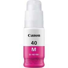Canon GI-40M Magenta Kırmızı Şişe Mürekkep G6040-G5040 (Kdo)
