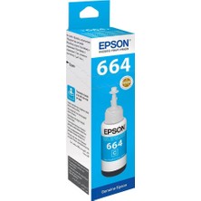 Epson T6642 Cyan Mavi Şişe Mürekkep T66424A (Kdo)