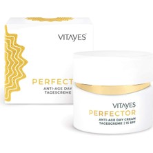 Mey İthalat Vitayes Perfector Anti-Age, Day Cream,15 Spf, Face Cream With 24-Hour Moisture For The Skin, Repair And Protect Skin, Smoother Skin & Reduction Of Wrinkles, Intensive Care For The Face