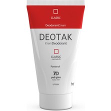 Mey İthalat Deotak Classic Koruma 7 Güne Kadar Etkili Hassas Ciltler Için Kadın - Erkek Kullanım Krem Deodorant 35 ml