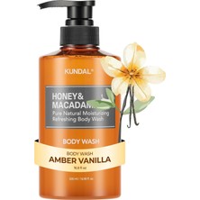 Mey İthalat Kundal Yoğun Nemlendirici Vücut Yıkama Jeli Honey&macadamia Pure Body Wash 500ML (Amber Vanilla)