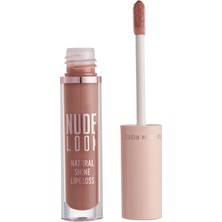 Mey İthalat Golden Rose Nude Look Natural Shine Lipgloss No: 01 Nude Delight - Doğal Parlak Dudak Parlatıcısı