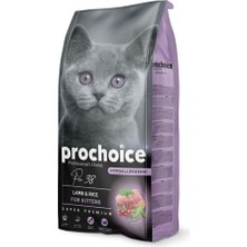 Mey İthalat Prochoice Pro 38, Yavru Kediler Için, Hipoalerjenik, Kuzu Etli ve Pirinçli Kuru Mama, 15 kg