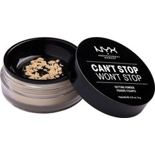 Mey İthalat Nyx Professıonal Makeup Can't Stop Won't Stop Gevşek Ayar Tozu - Açık Orta