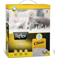 Mey İthalat Reflex Klinik (Özel Formüllü Tanecikler) Topaklanan Kedi Kumu 10 Lt