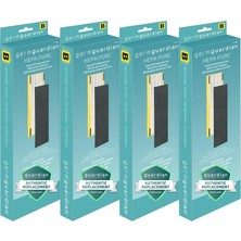 Mey İthalat Germ Guardian FLT48254PK Germguardian FLT4825 Hepa Yedek Filtre B, AC4825E, AC4300BPTCA, AC4850PT, AC4900CA, CDAP4500BCA, CDAP4500WCA Hava Temizleyici, 4 Adet, Gri, Siyah