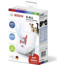 Mey İthalat Bosch 4 x Elektrikli Süpürge Torbası Airfresh Tip G All Bbzafgall,%99,9 Ince Toz Filtreleme, Hayvan Sahipleri Için Ideal,%50 Daha Uzun Kullanım Ömrü, Bsg8 ve Bsn Hariç Tüm Seriler Için