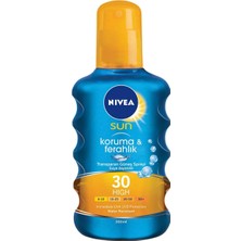 Mey İthalat Nivea Sun Koruma & Ferahlık Transparan Güneş Spreyi 30 200 ml