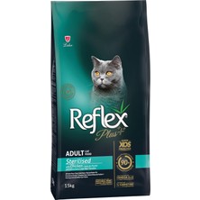 Mey İthalat Reflex Plus Yetişkin Kediler Için Tavuk Etli Kedi Maması, 15 kg