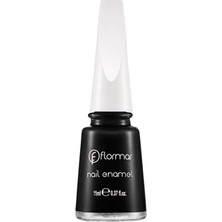 Mey İthalat Flormar Nail Enamel Oje NO313 Black Minimalism