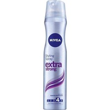 Mey İthalat Nivea Extra Strong 250 ml Extra Güçlü Saç Spreyi