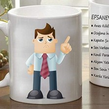 Mey İthalat Babaya Özel Efsanevi Baba Sözleri Kupası Kupa Bardak